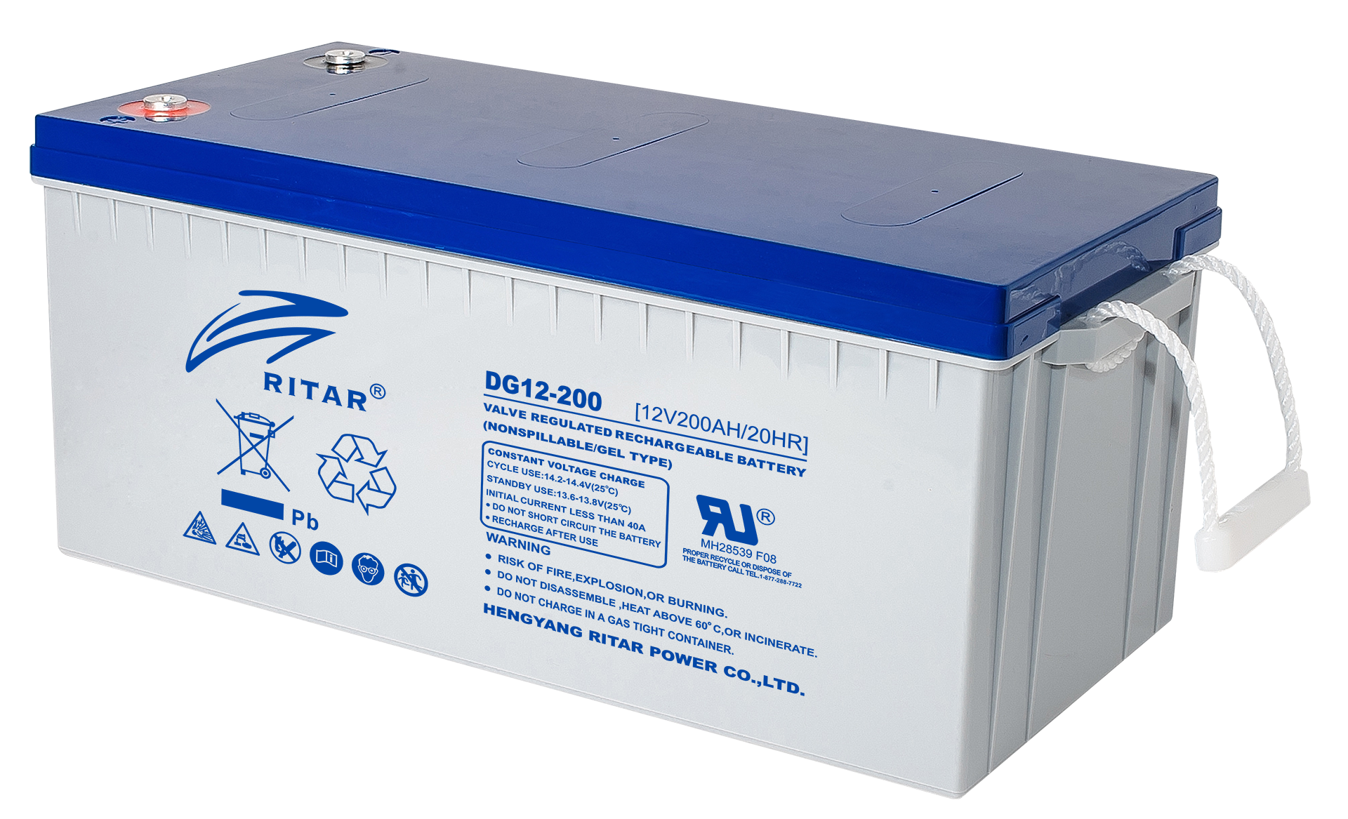12V 200AH Ritar Gel Battery